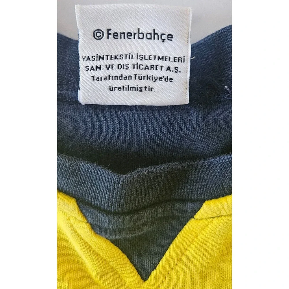 Fenerbahce Sweatshirt‎ Boys 3 Yellow 1907 College Football Soccer Rugby Shirt